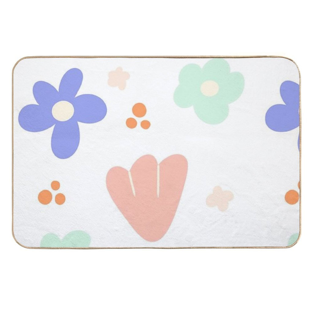 Summer Florals  Eco-Friendly Bath Mat