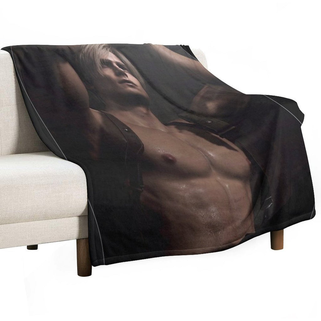 Leonnn Velvety-soft Throw Blanket