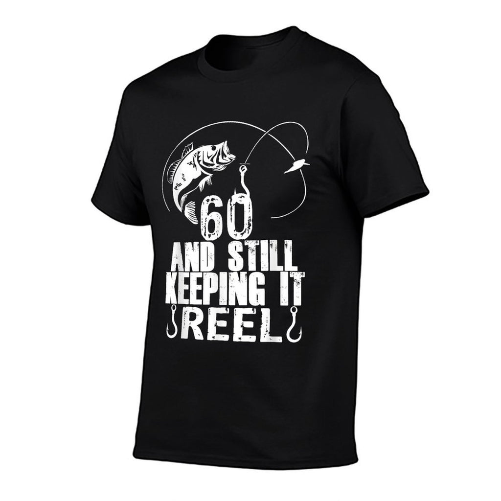 60th Birthday And Still Keeping It Reel Fishing  Soft T-Shirt