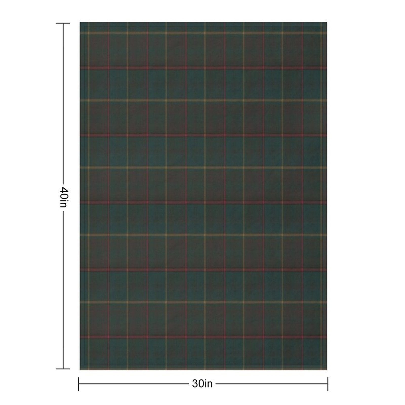 Ontario Provincial Tartan Lightweight Throw Blanket