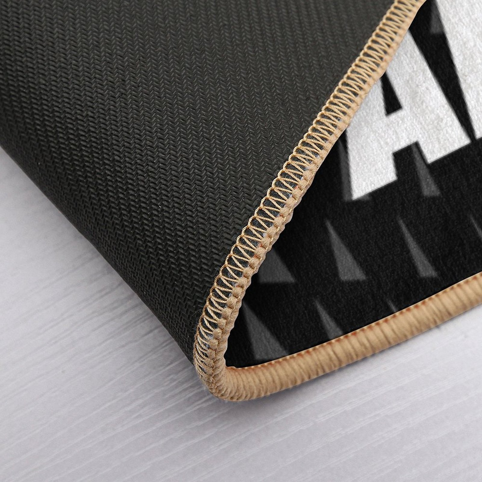 Kiss My Airs Sneaker Head Hype Black & White  Odorless Bath Mat