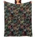 Boognish Pattern Comfort Throw Blanket