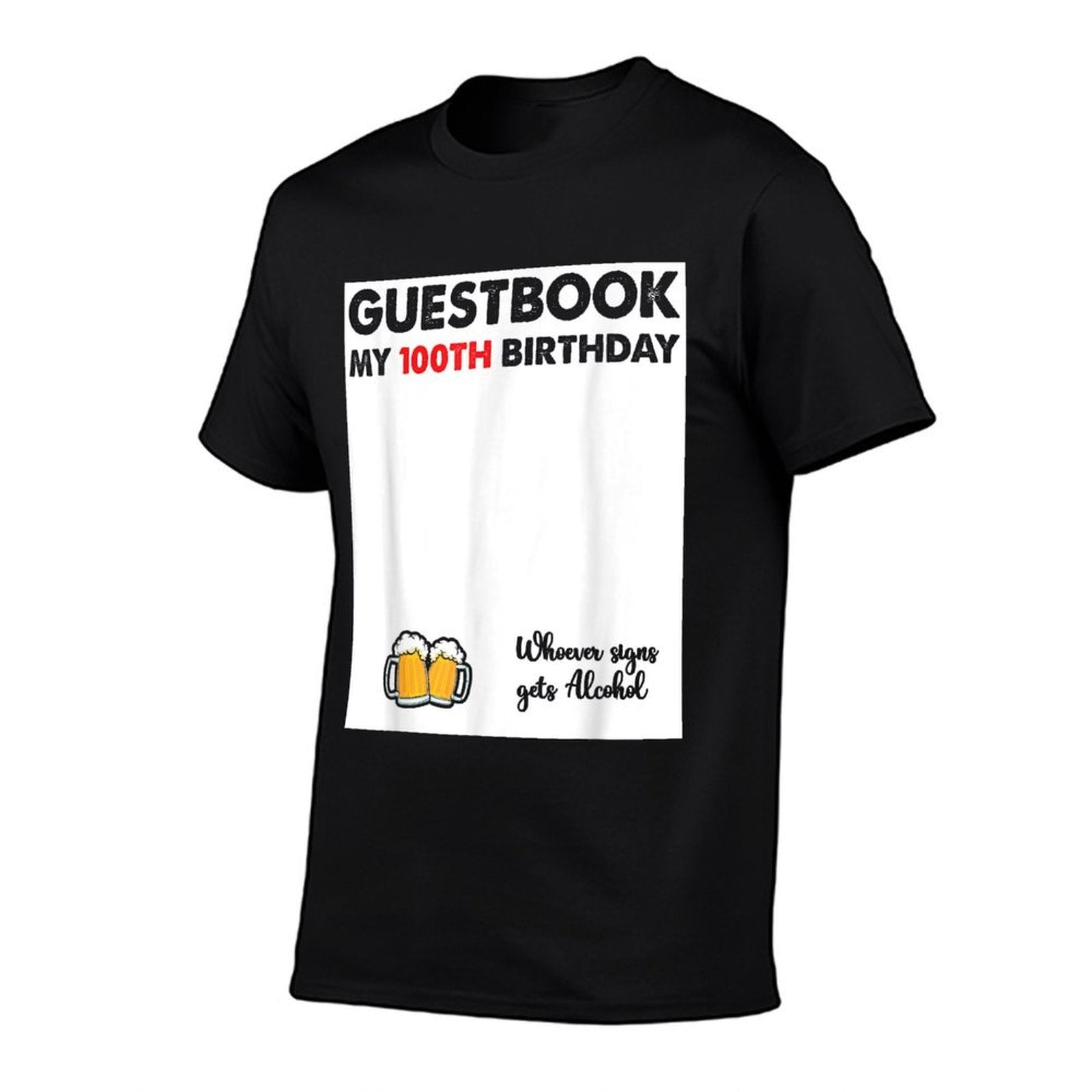 Guestbook Sign 100 Year Old - Funny 100th Birthday  Classic T-Shirt