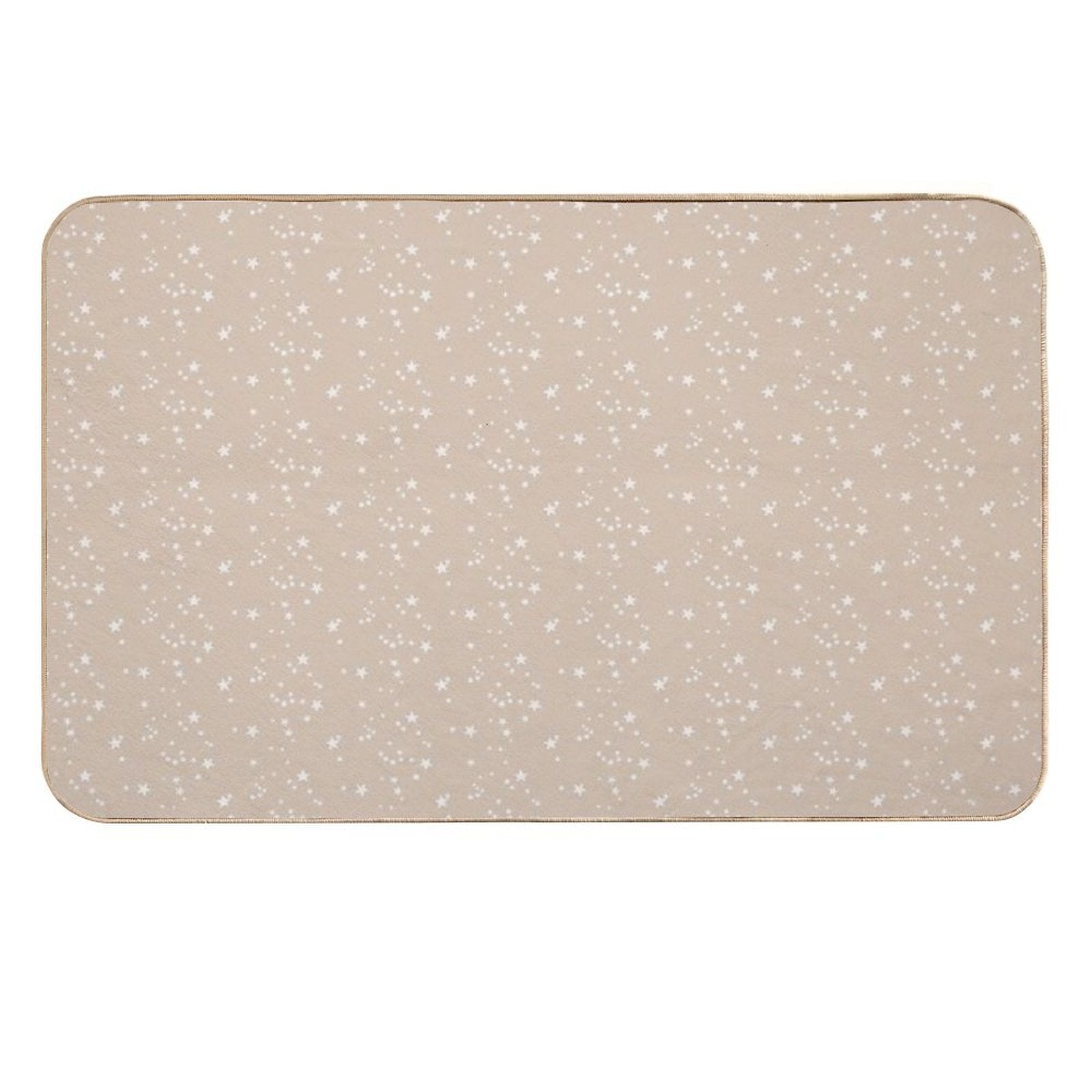 Brown Star Phone Case  Fade-Resistant Bath Mat