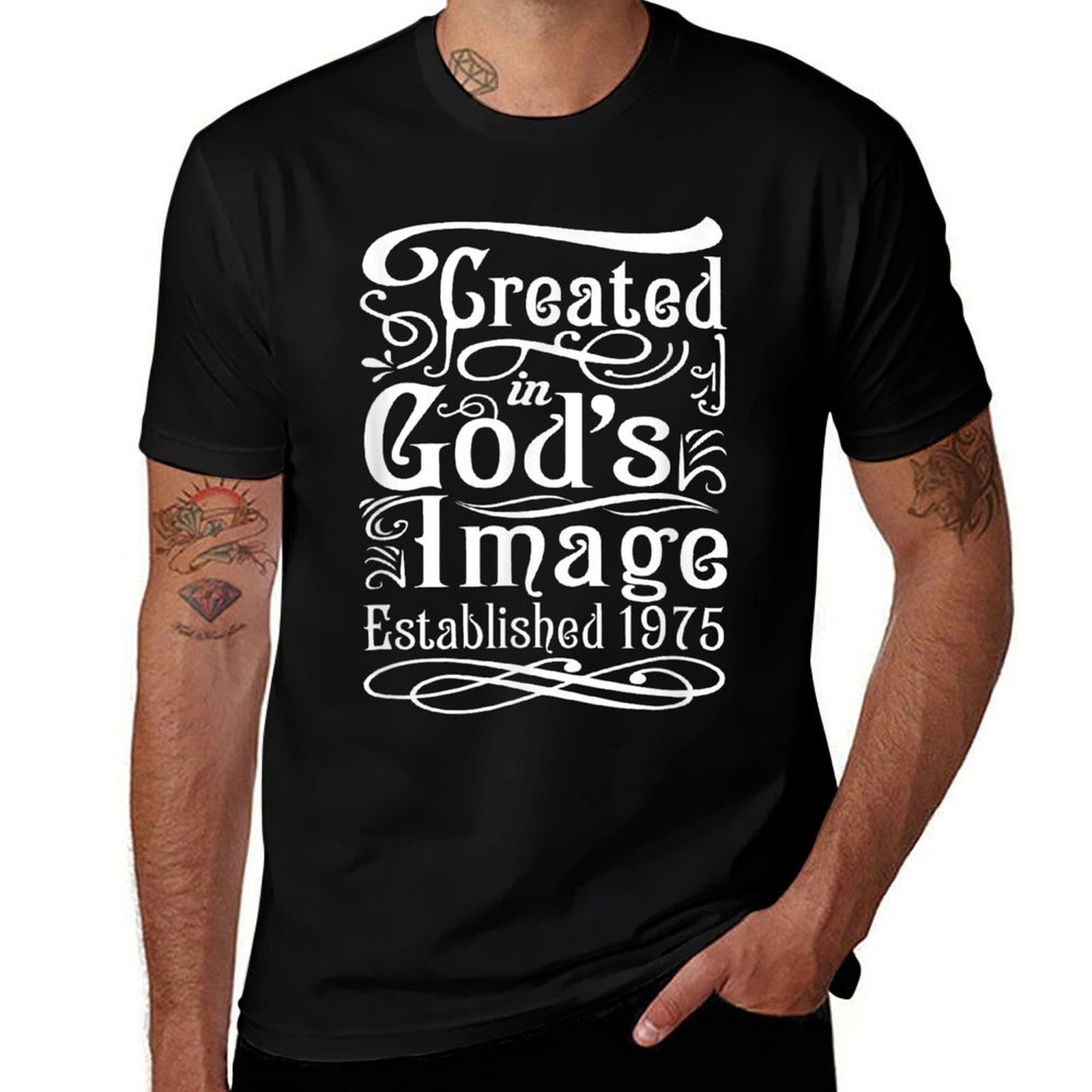 50 Year Old Christian Jesus And God 1975 50th Birthday  Soft T-Shirt