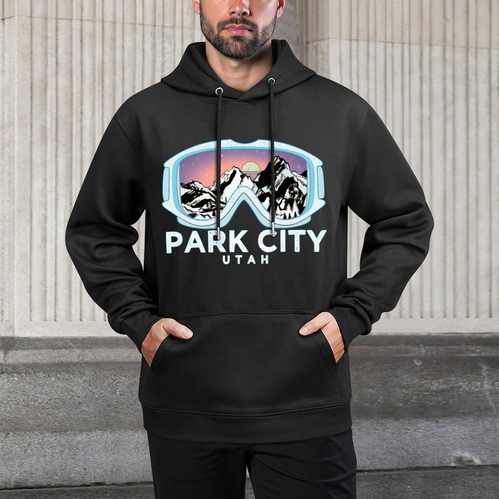 Park City Ski Design  Park City, UT Skiing Snow Gift Layering Staple Hoodie