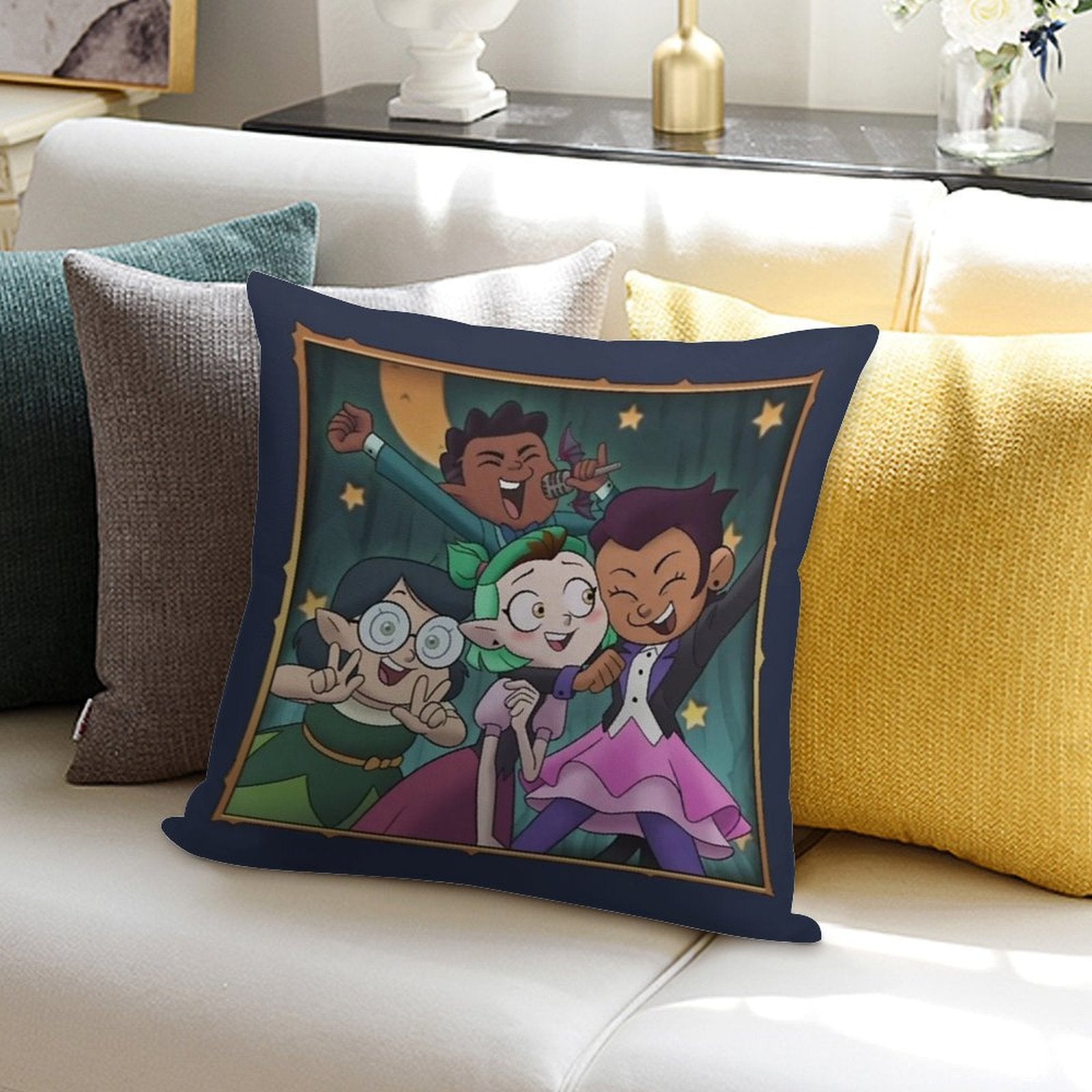 The Owl House Soft Home Decor Throw Pillow