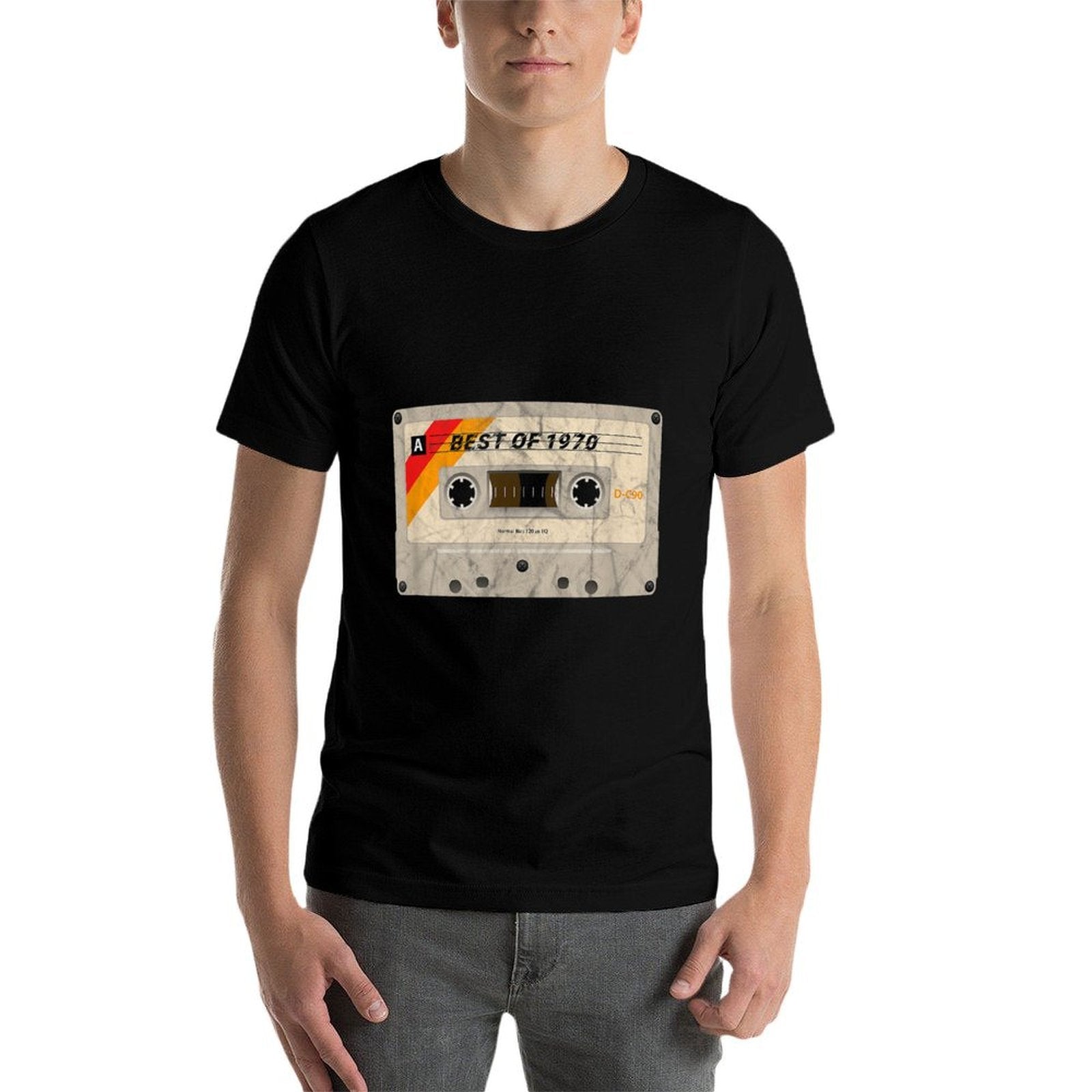 50th Birthdays - Best of 1970 Cassette Tape Nostalgia  Versatile T-Shirt