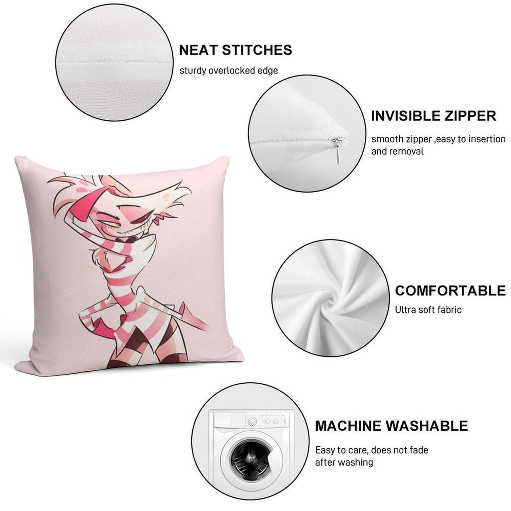 Angel Dust Soft Bedroom Essential Throw Pillow