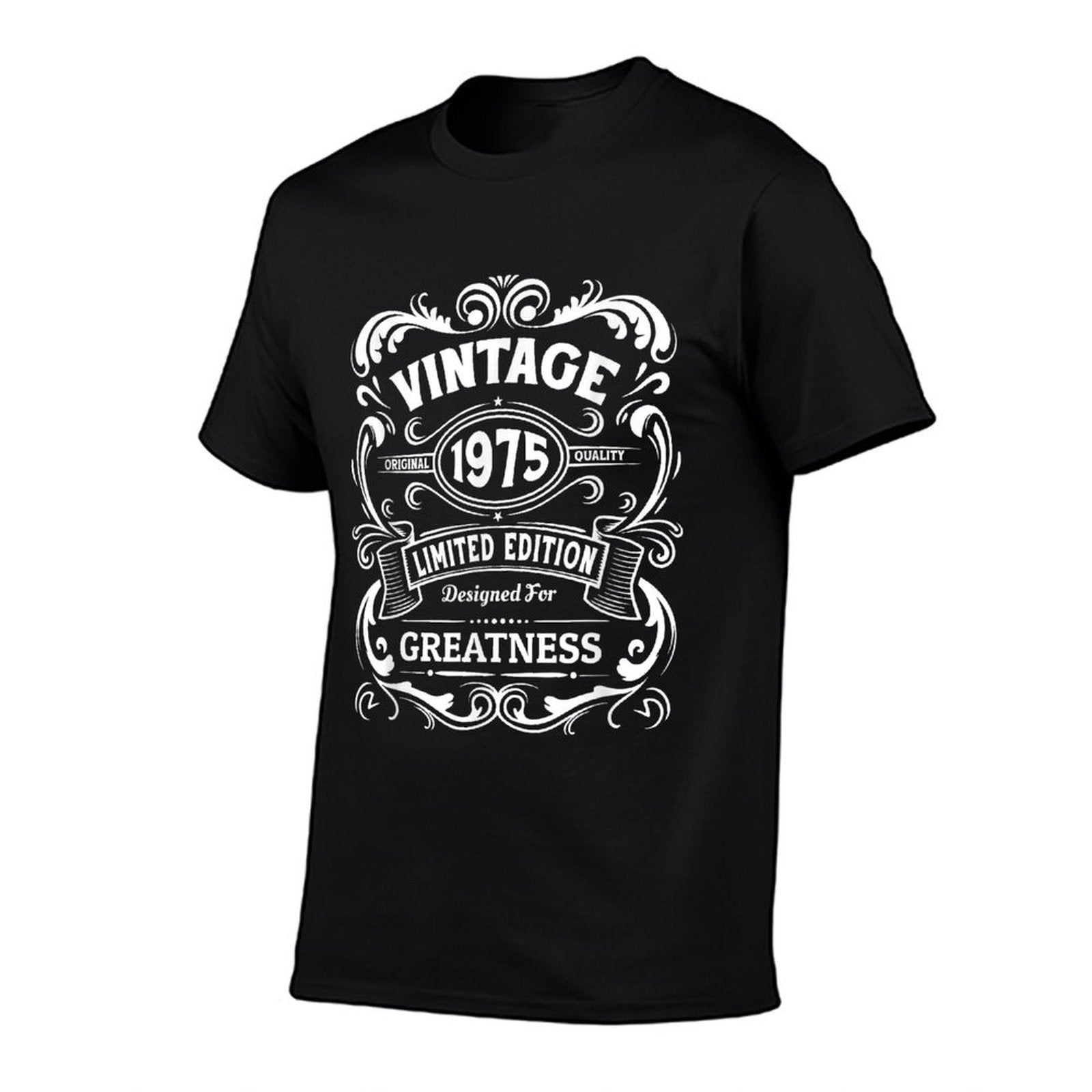 Vintage 1975 50th Birthday Designed for Greatness  Stretchy T-Shirt
