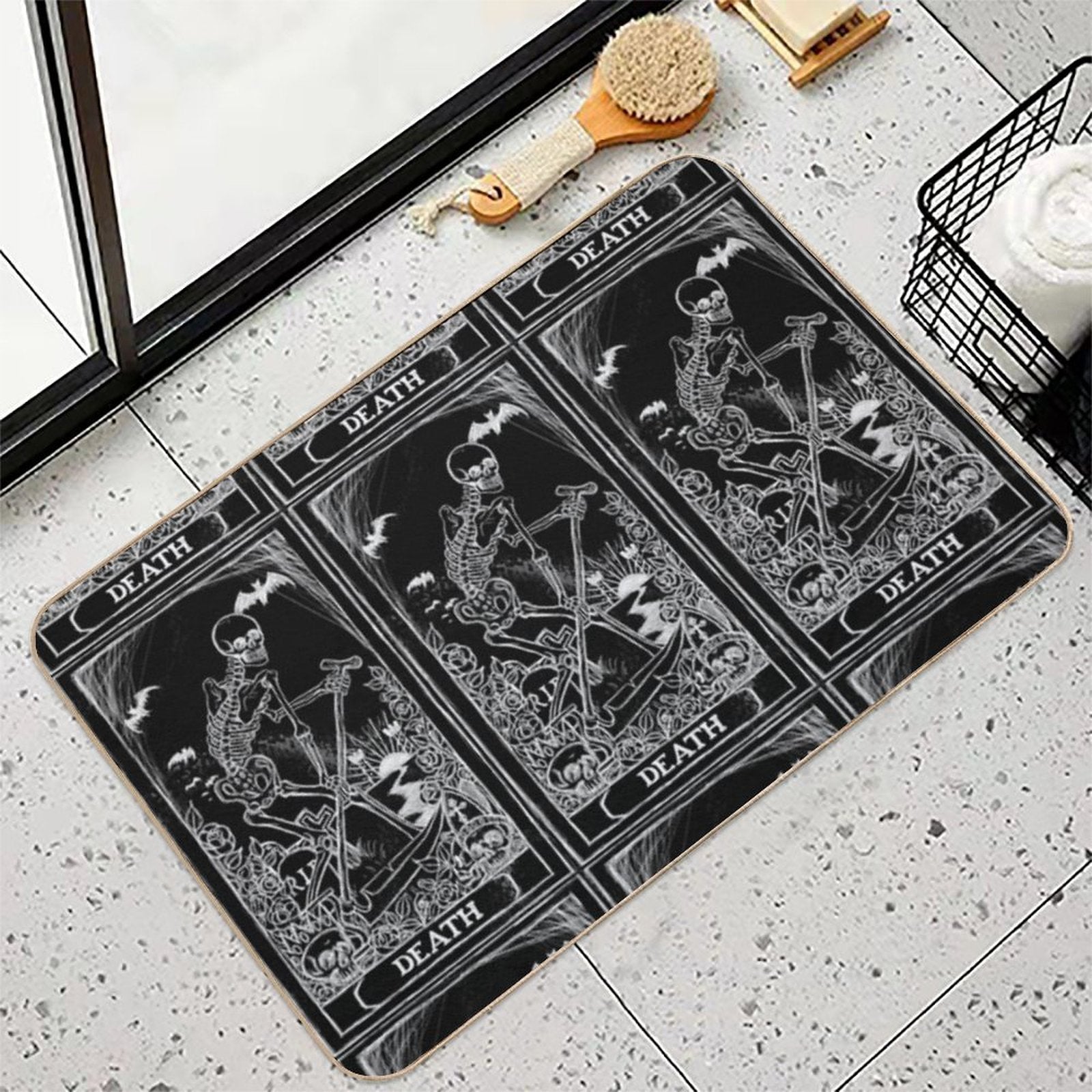 Death Card  Easy Maintenance Bath Mat