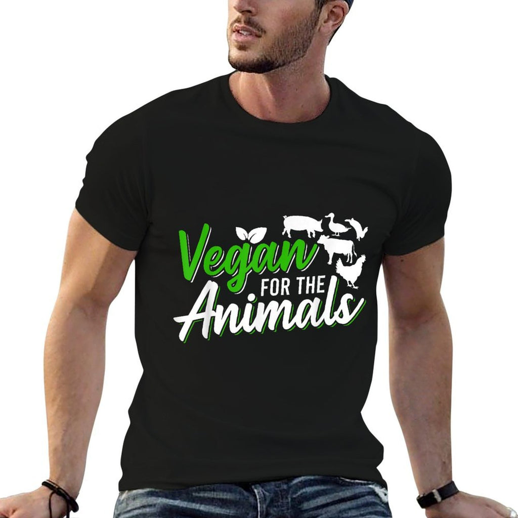 Vegan For The Animals  Lightweight T-Shirt