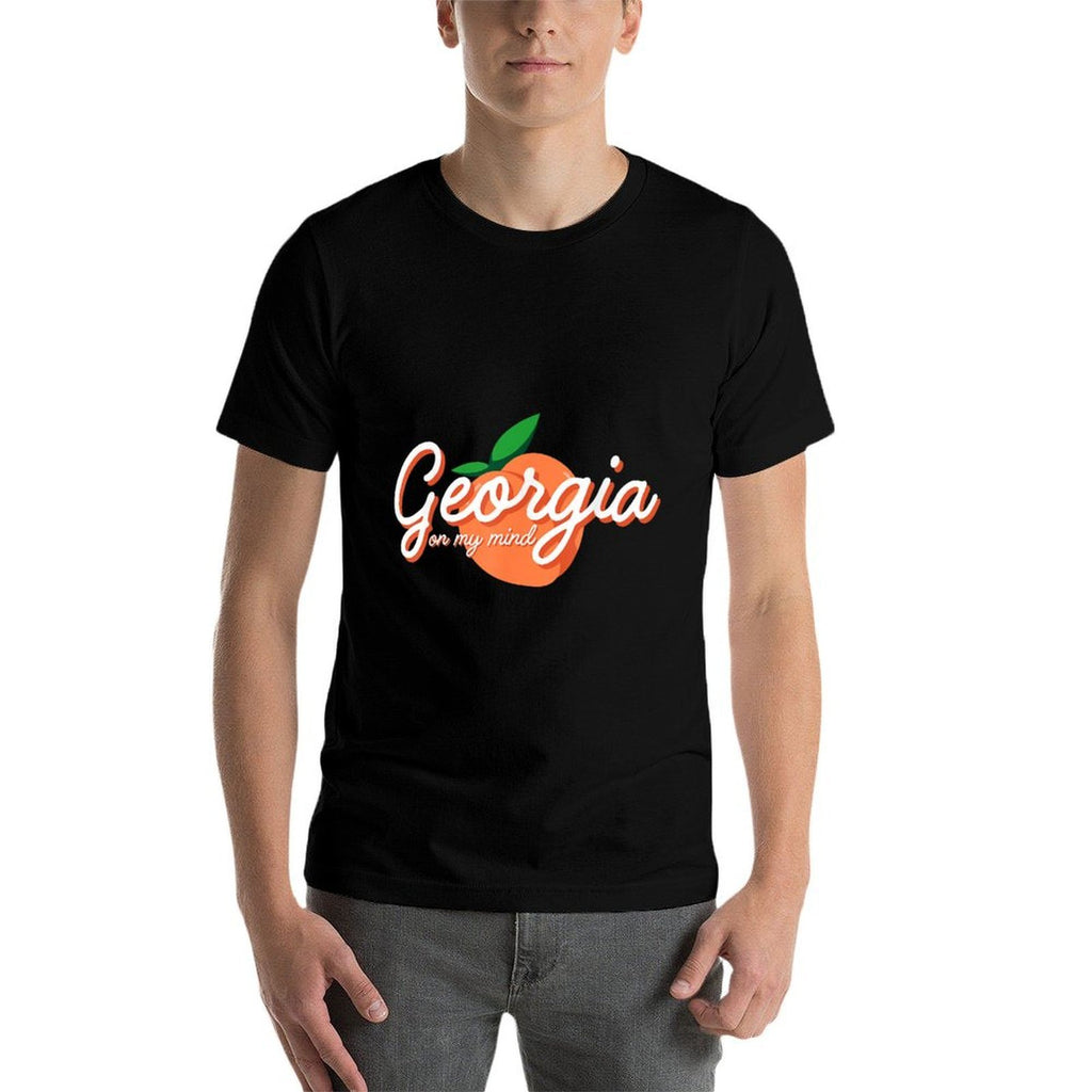 Georgia On My Mind Vacation Souvenir  Tagless Design T-Shirt
