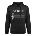 Funny Music Staff Customizable Surface Hoodie