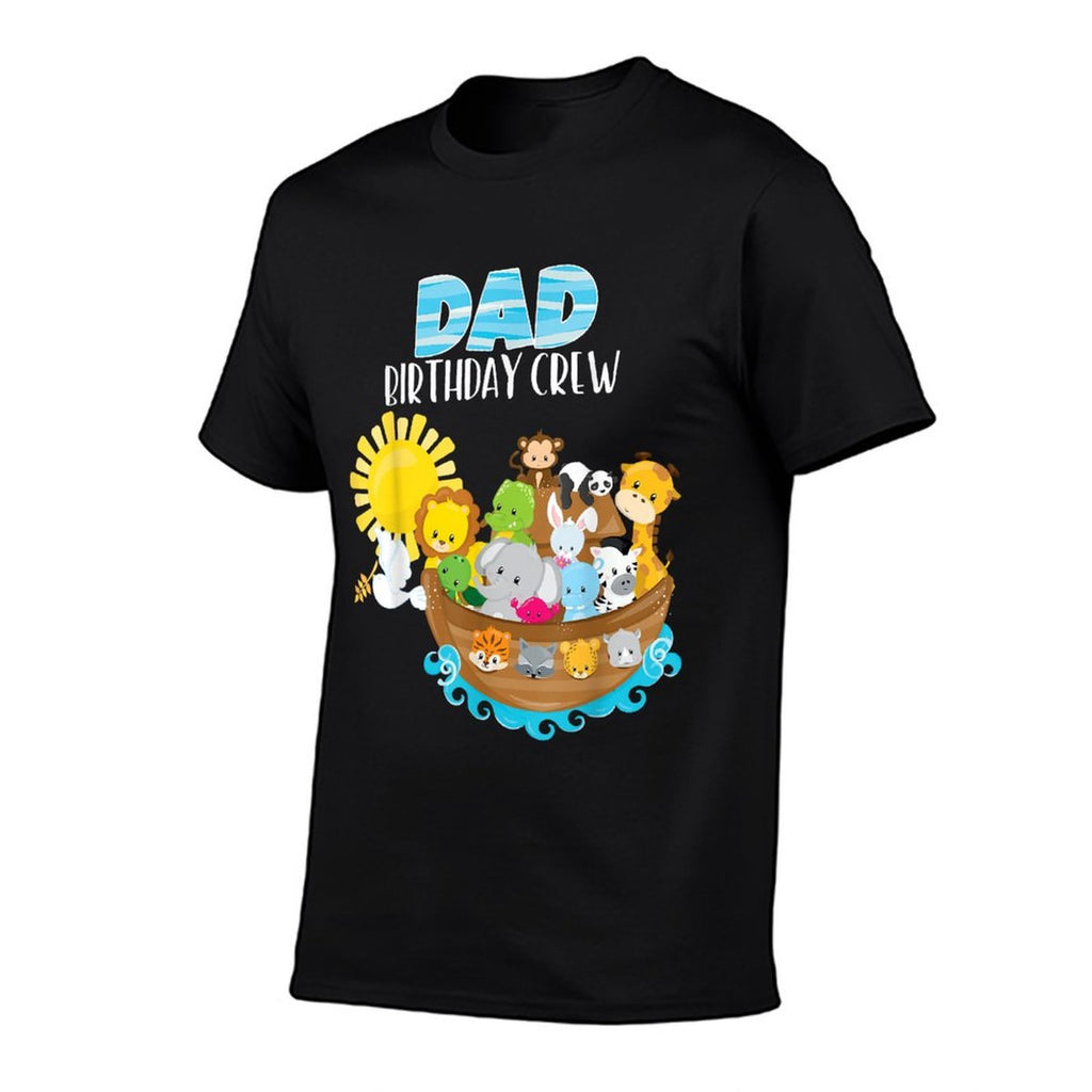Noahs Ark Birthday Party Dad Birthday Crew Toddler Bday  Lightweight T-Shirt