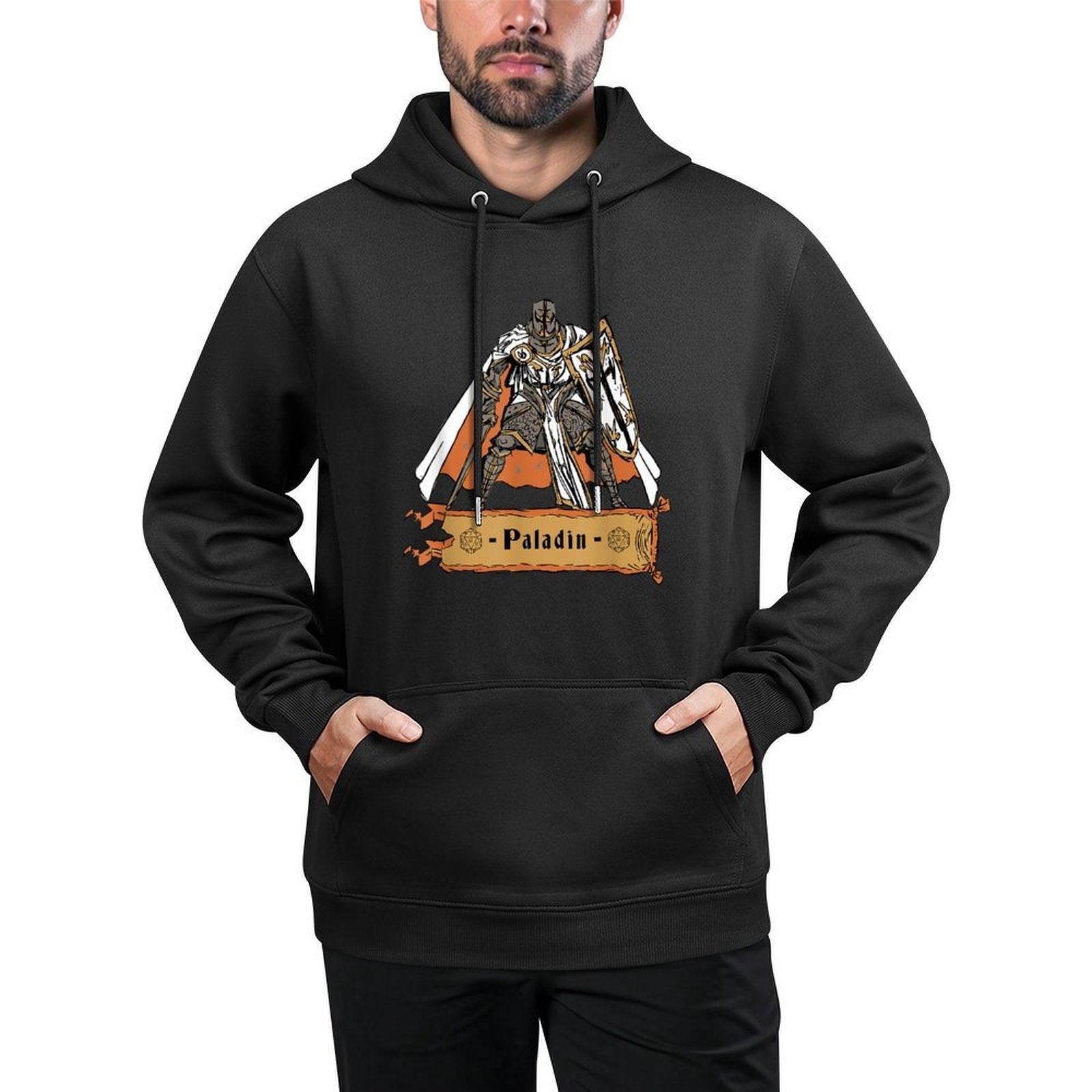 Paladin Knight Medieval Fantasy Art All-Day Comfort Hoodie