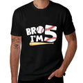 5th Birthday Boy Bro I'm 5 Year Old Baseball Theme  Wrinkle-resistant T-Shirt