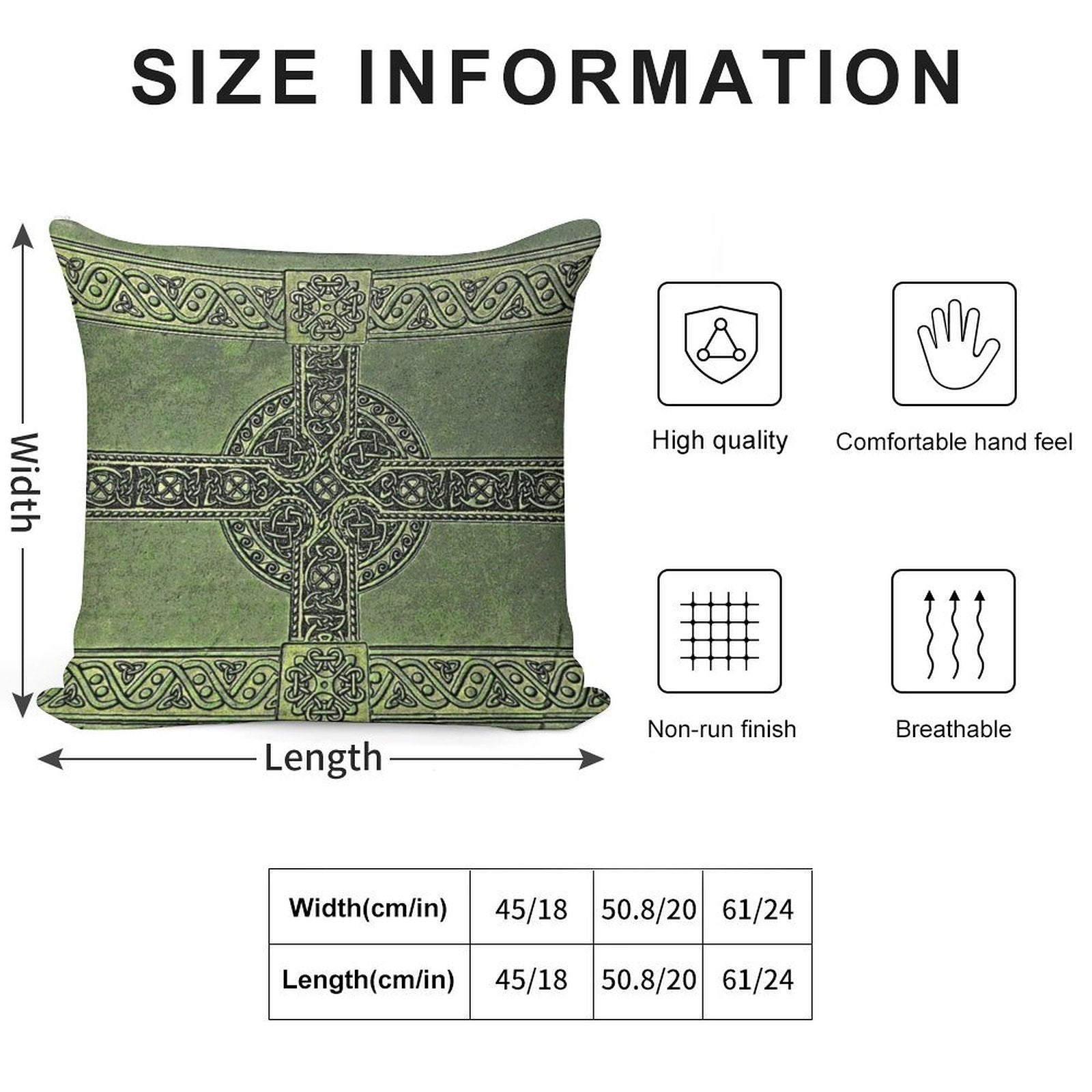 Celtic Knotwork Soft Gift Ready Throw Pillow