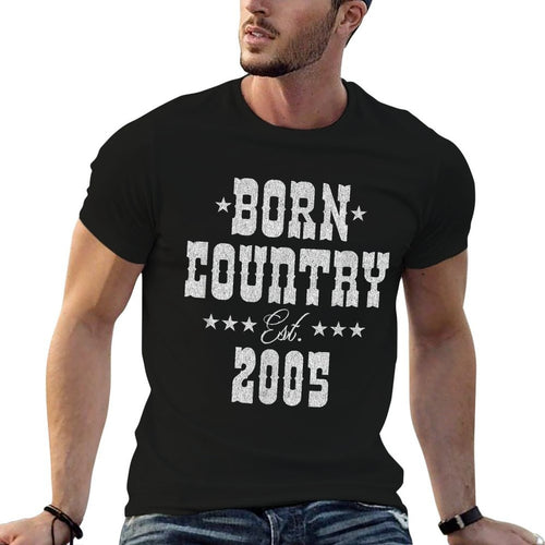 20 Year Old Country Music 20th Birthday  Summer-ready Fabric T-Shirt