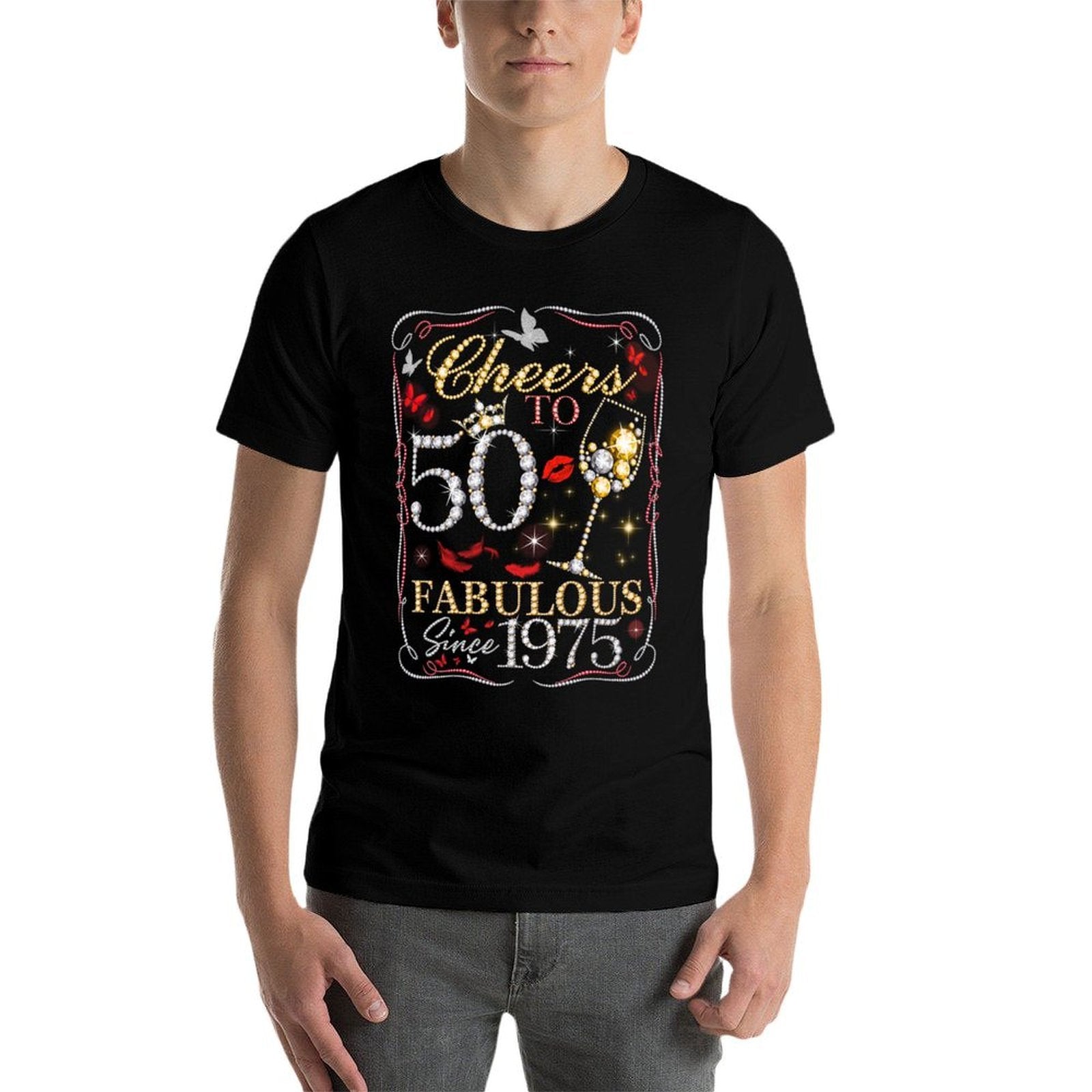 Cheers to 50 Fabulous Since 1975. Women’s 50th Birthday  Versatile T-Shirt