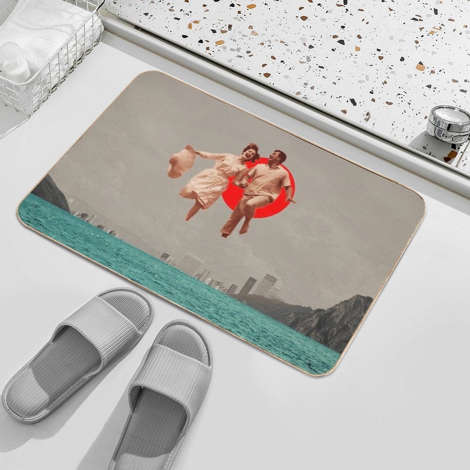 Don't Look Back  Rapid-Drying Bath Mat