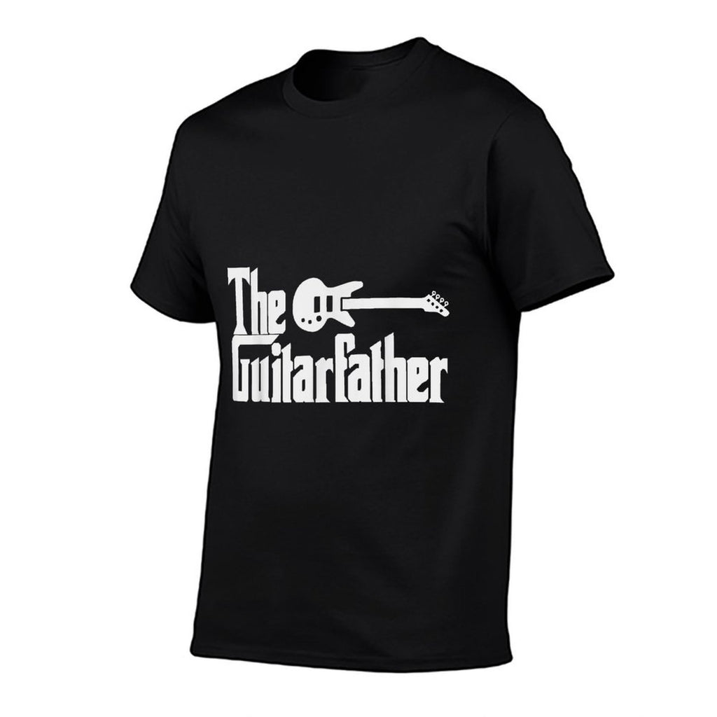 Fathers Day The Guitar-father Musician Guitarist Dad Gift  Summer-ready Fabric T-Shirt