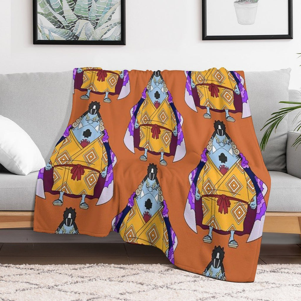 Jinbe (Wanokuni) Anti-pilling Throw Blanket