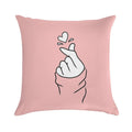 Cute Heart~ Soft Bedroom Essential Throw Pillow