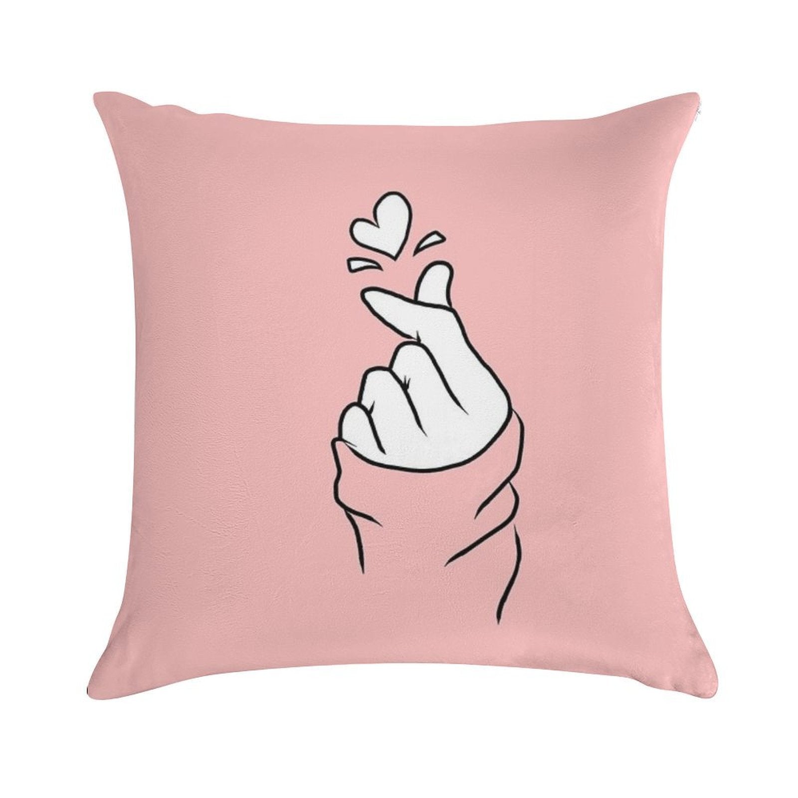 Cute Heart~ Soft Bedroom Essential Throw Pillow