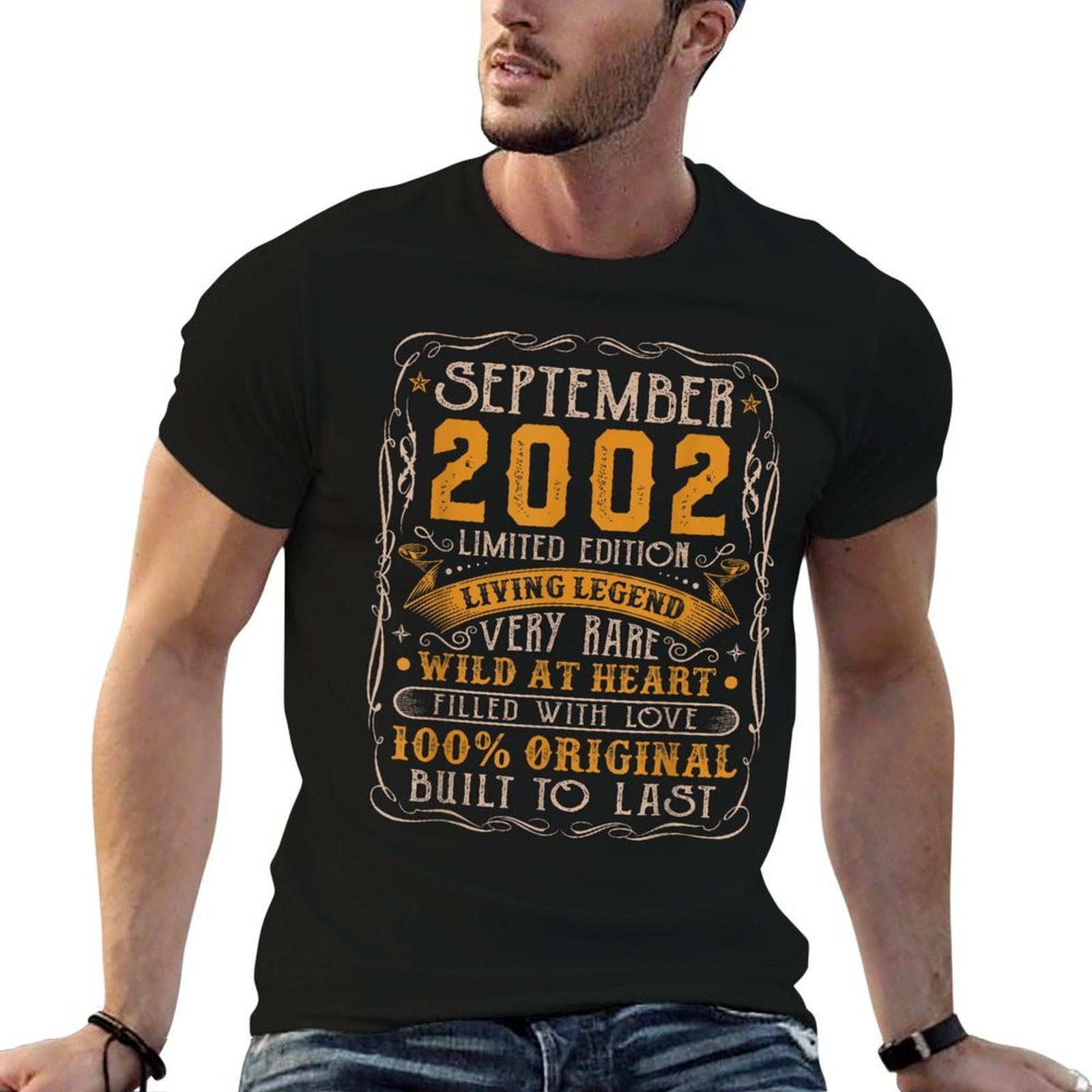 21 Year Old Bday Awesome Since September 2002 21st Birthday  Slim-fit Cut T-Shirt