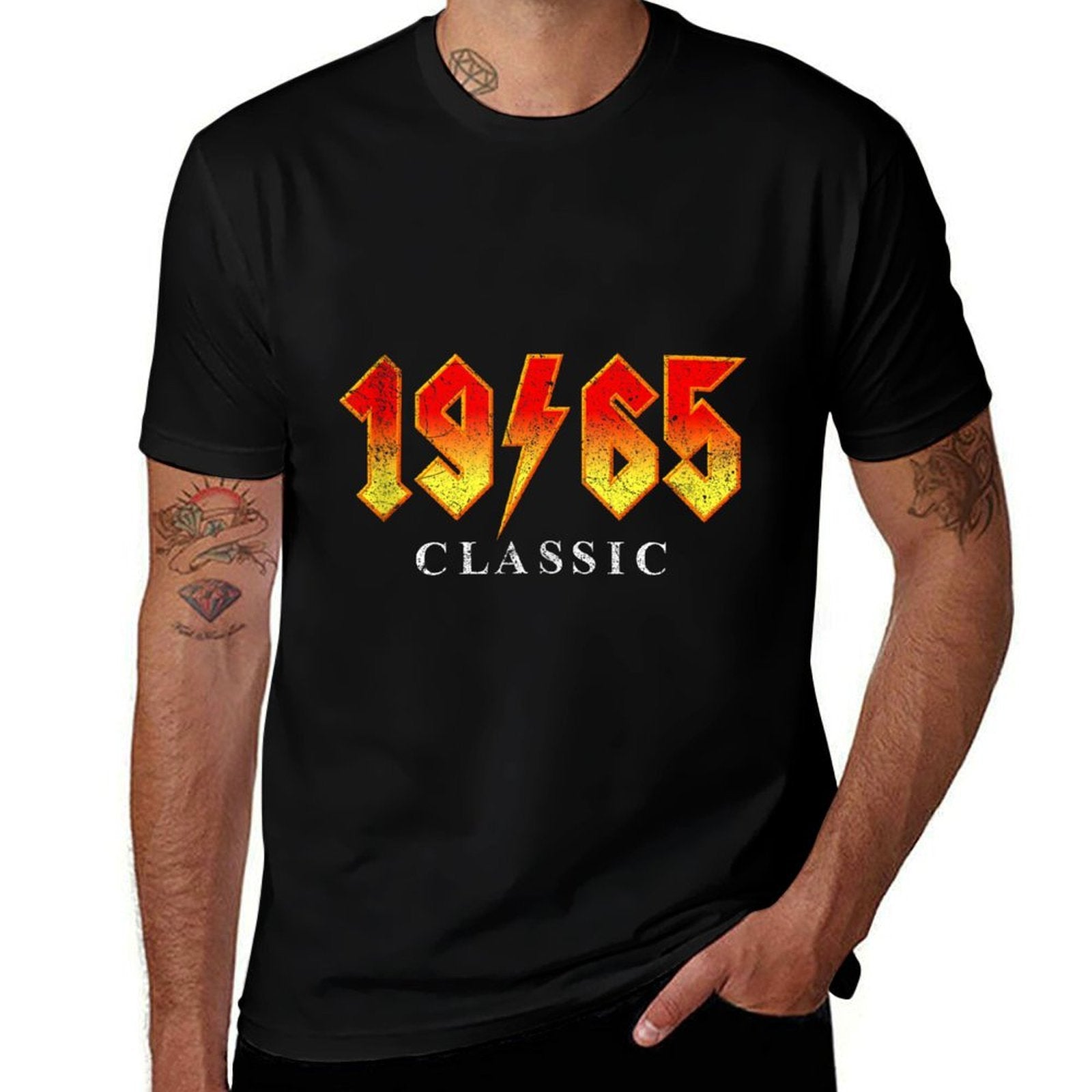 Vintage 1965 Classic Rock Legend 60 Year Old 60th Birthday  Affordable Price T-Shirt