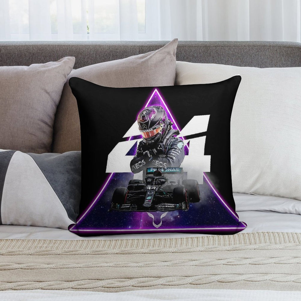 Lewis Hamilton F1 Mercedes Champion 2020 Soft Fade-Resistant Throw Pillow