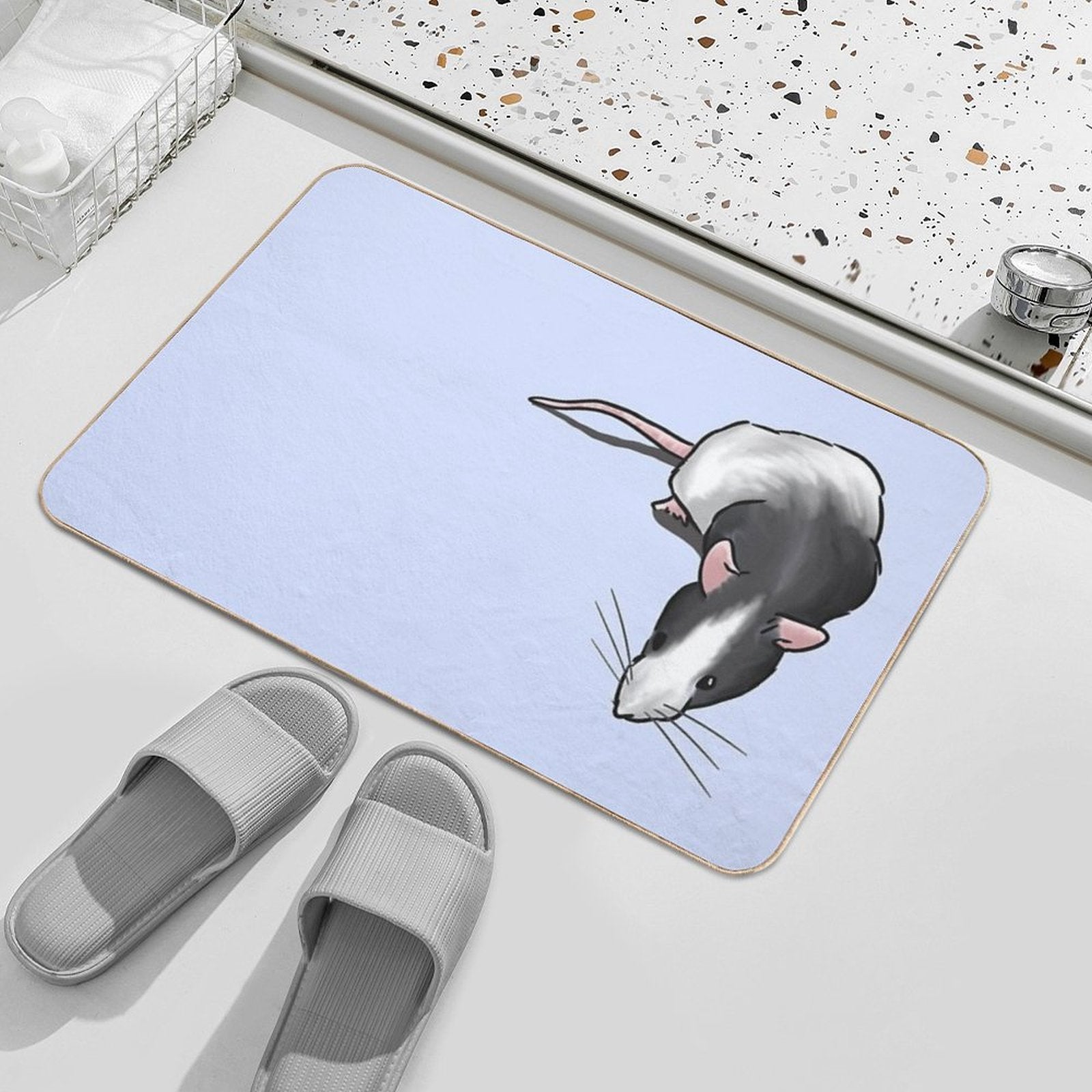 Arwen The Rat  Eco-Friendly Bath Mat
