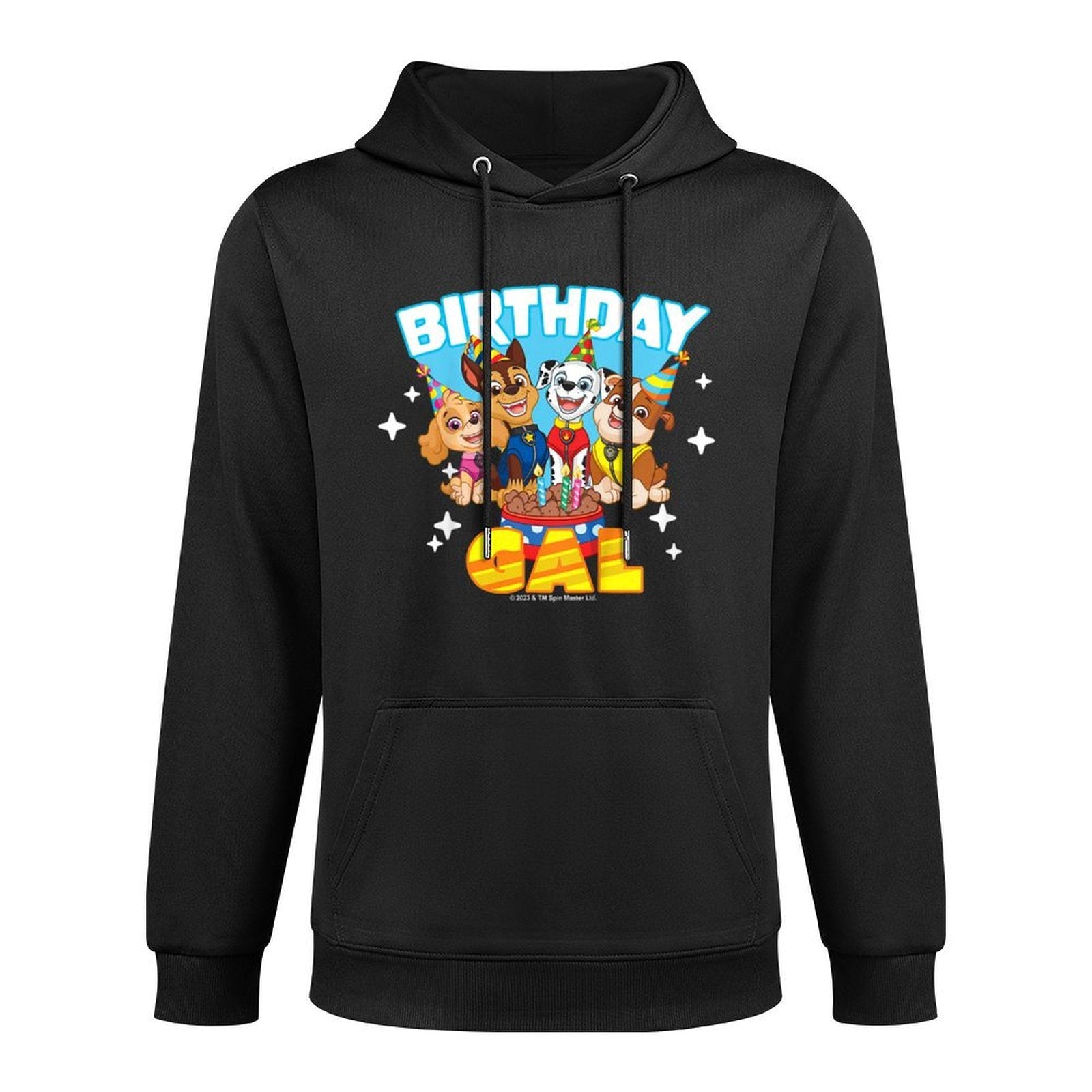 Kids PAW Patrol Birthday Gal Friendly Group Celebration Durable Construction Hoodie