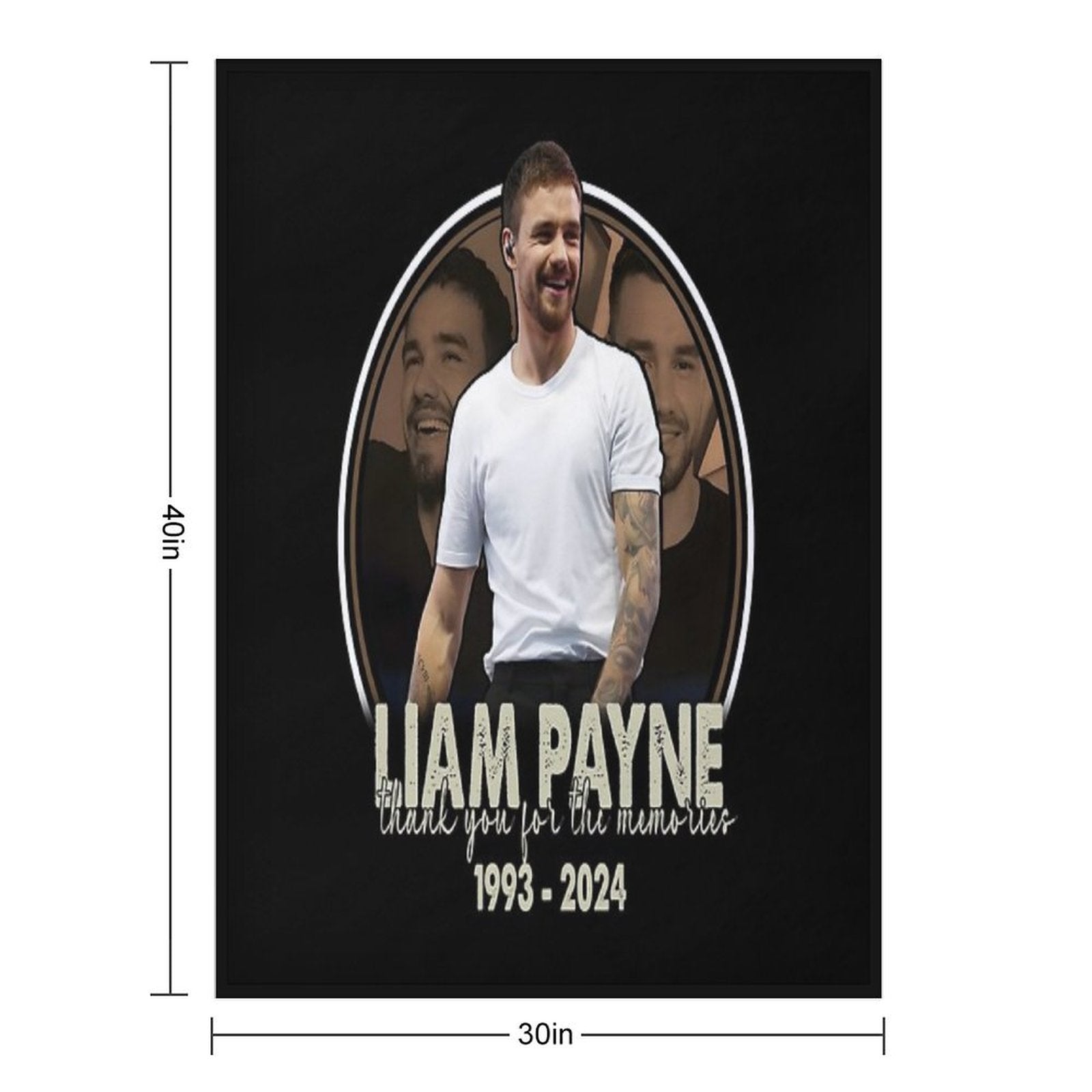 Liam Payne Thanks For Memories Multi-functional Throw Blanket