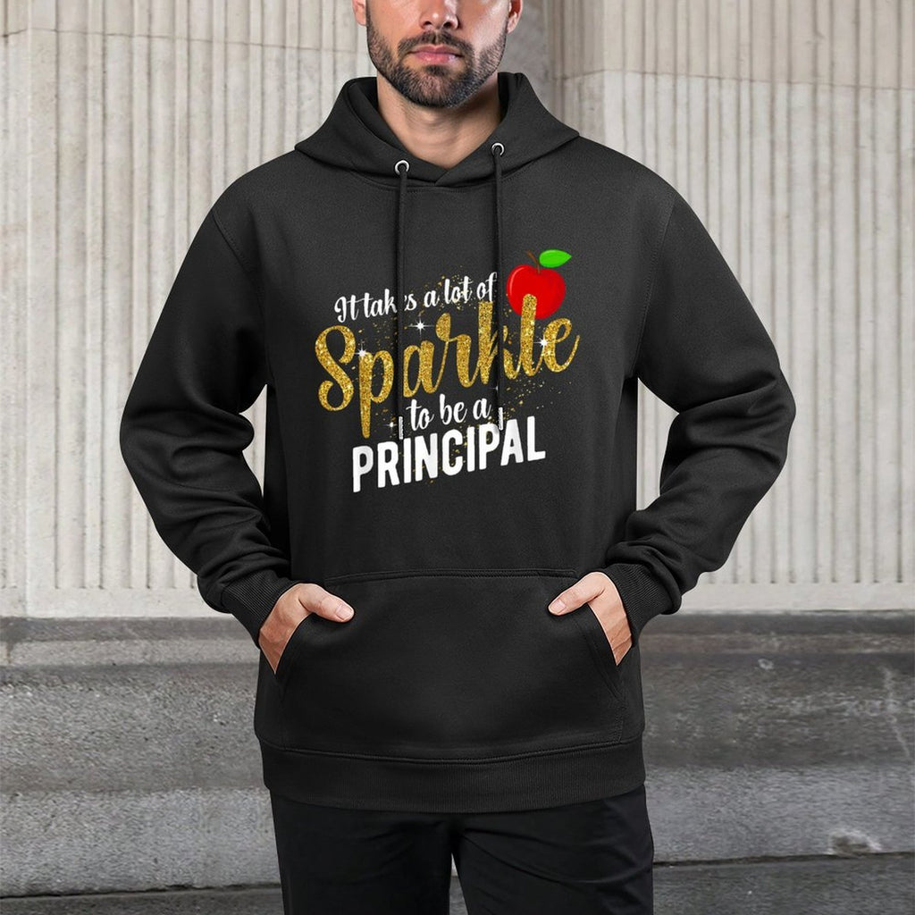 To Be A School Principal Appreciation Principal Breathable Fabric Hoodie