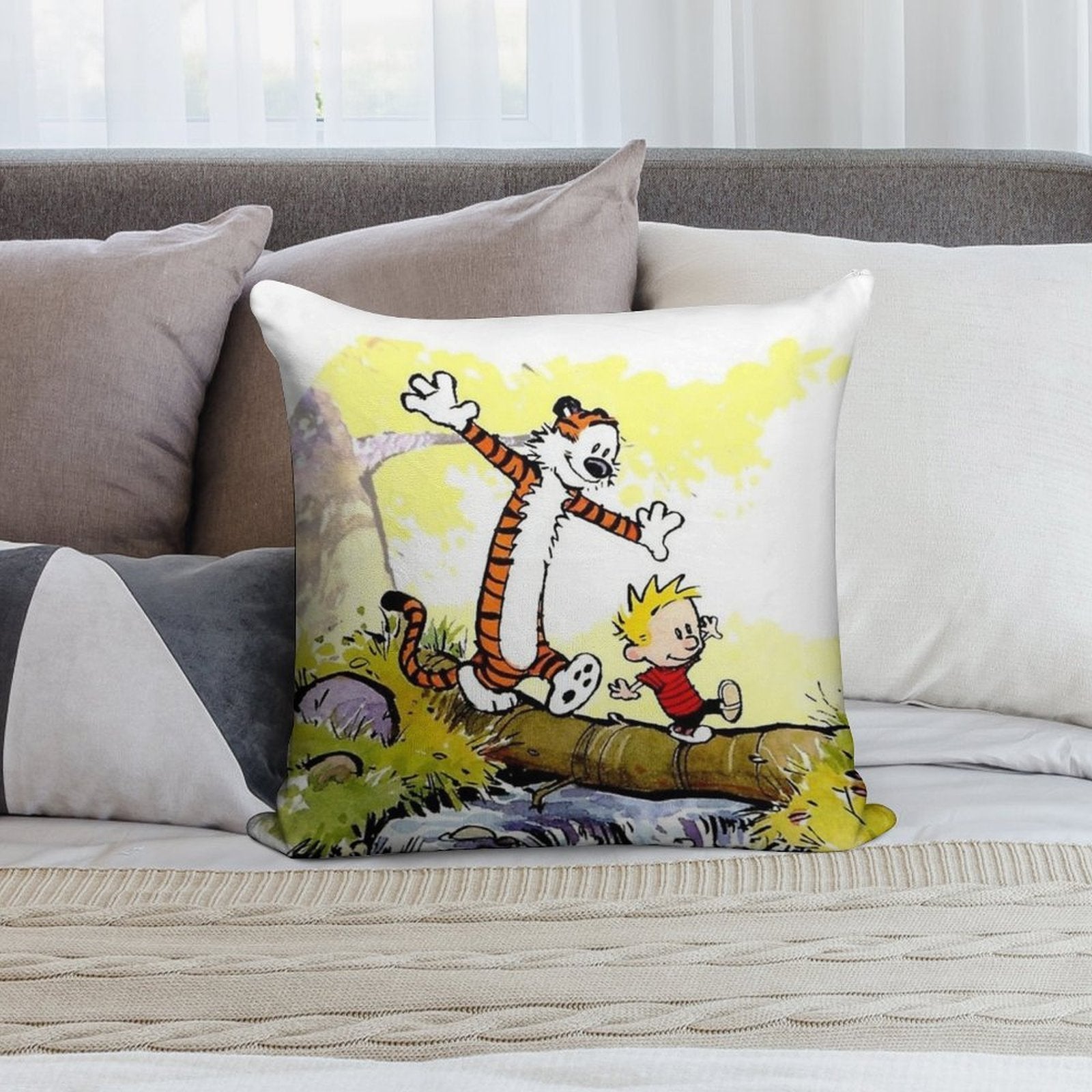 MF82F8BVSPFS0 Soft Fade-Resistant Throw Pillow
