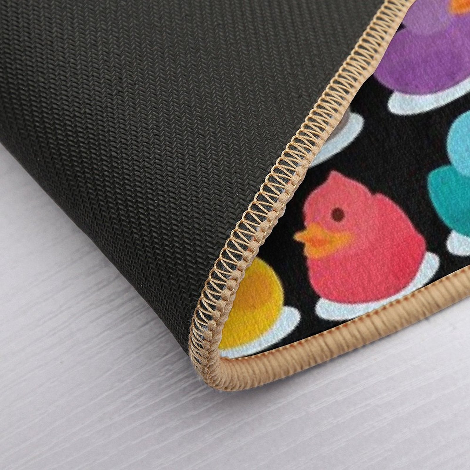 Duck Duck Go! Oh No, Ducks Everywhere!  Stain-Proof Bath Mat