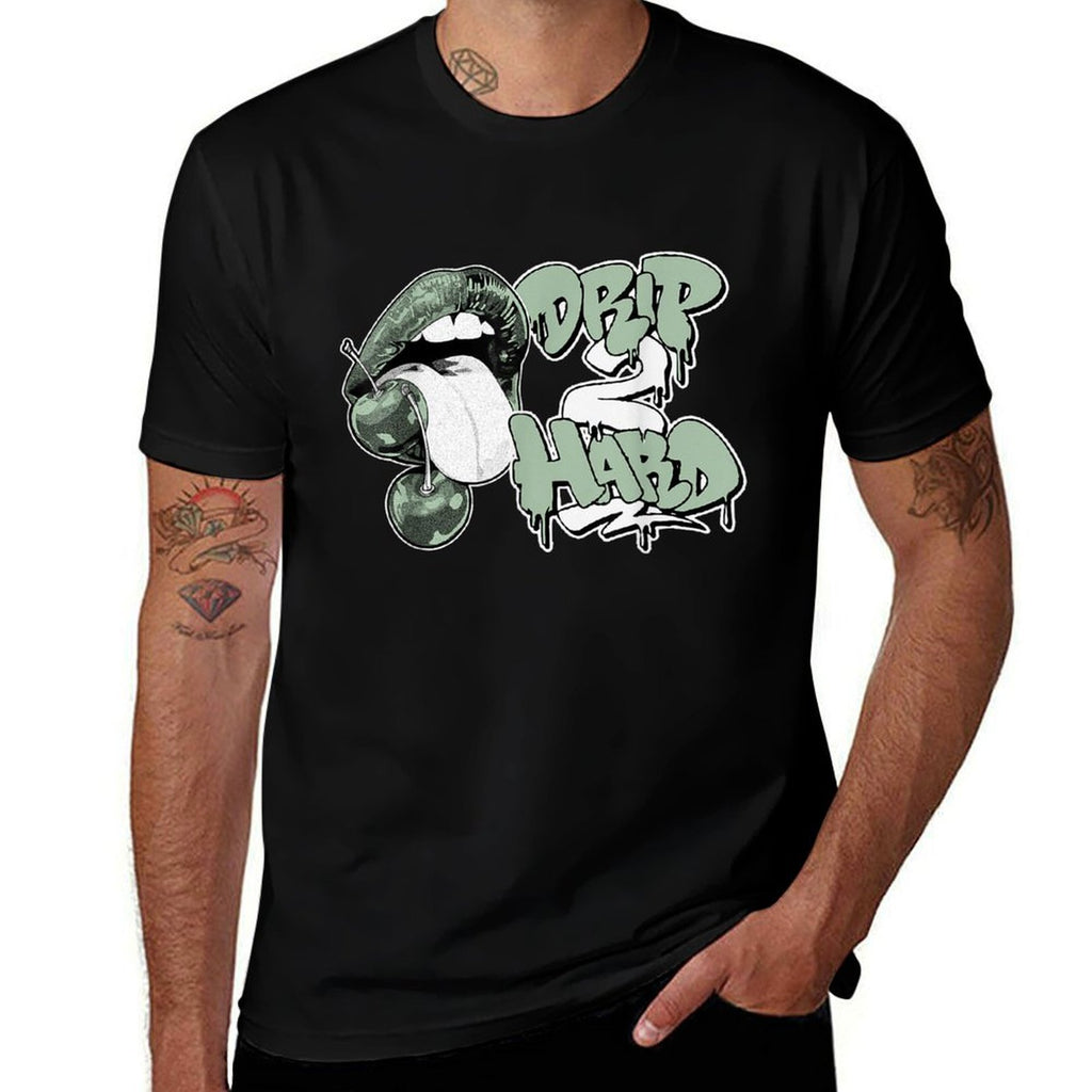 Drip Hard Seafoam Abundance 4s Matching For Men Women  Breathable T-Shirt