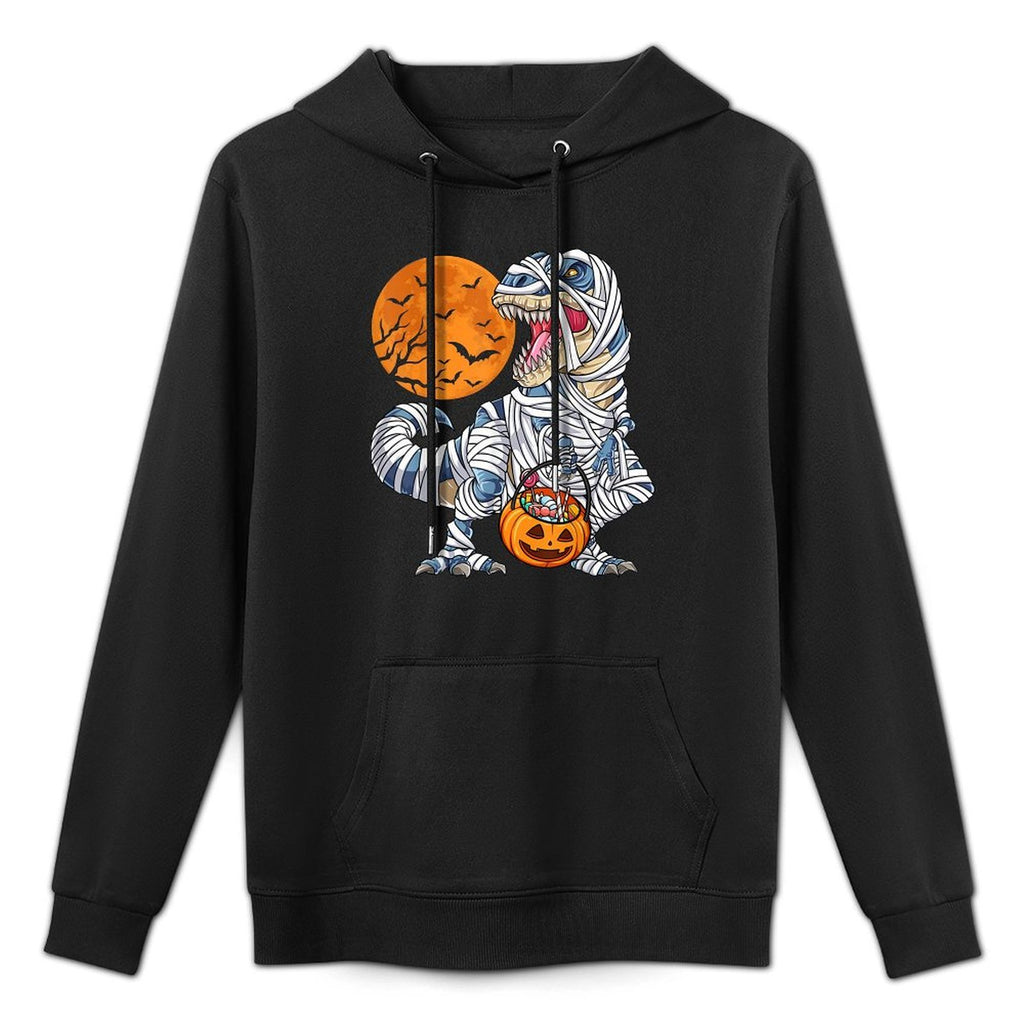 Halloweens for Boys Men Dinosaur T Rex Mummy Pumpkin Relaxed Fit Hoodie