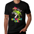 Kids Rawr I'm 7 7th Birthday T Rex Dinosaur Party For Girls  Vintage-inspired T-Shirt
