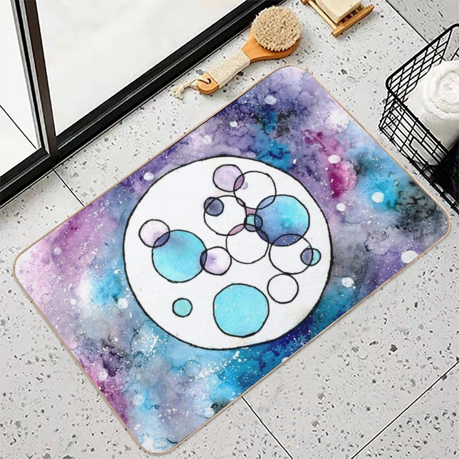Moon  Easy To Clean Bath Mat