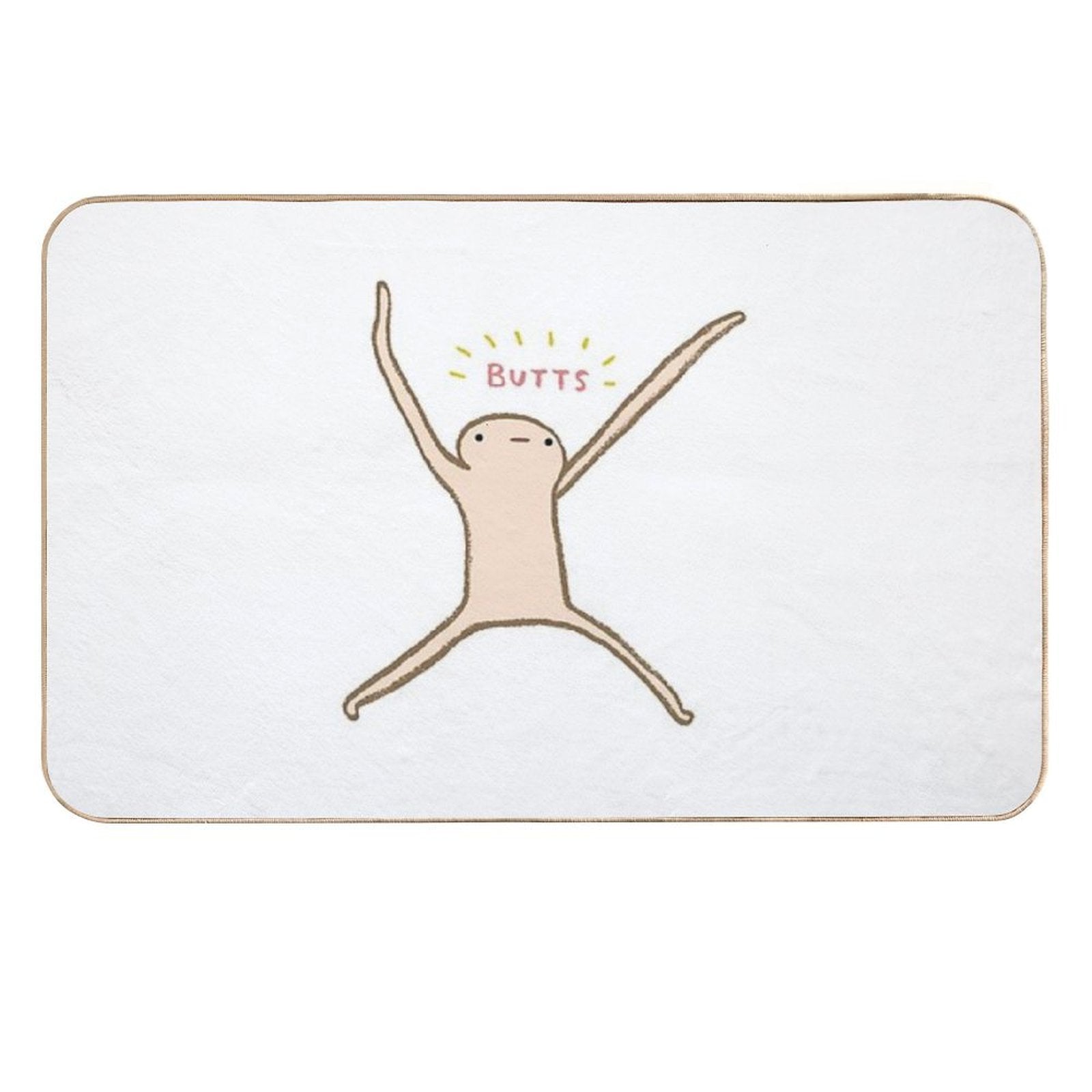 Honest Blob - Butts  Long-Lasting Bath Mat