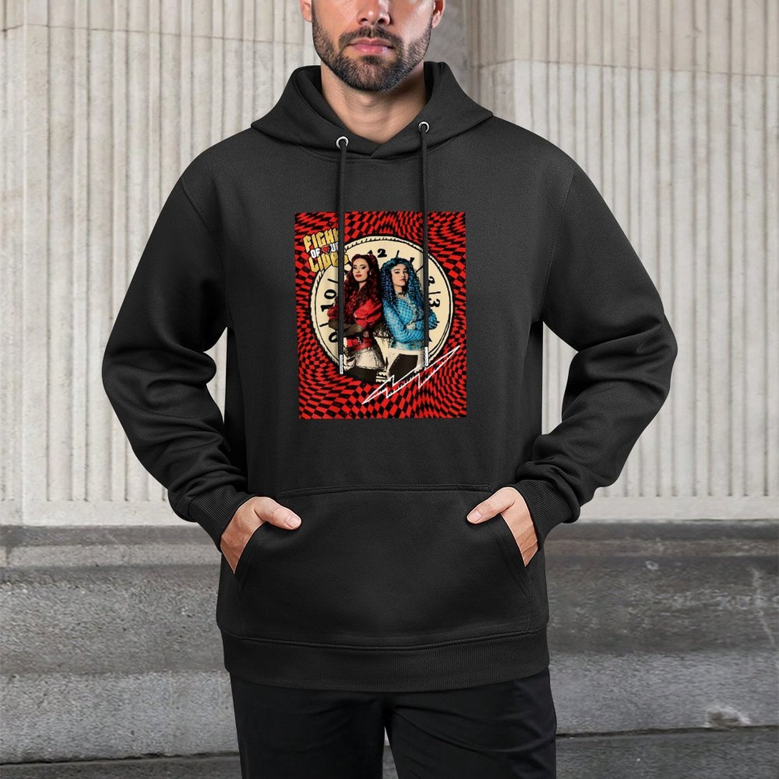 Disney Descendants 4 The Rise of Red Fight of Our Lives Kangaroo Pocket Hoodie