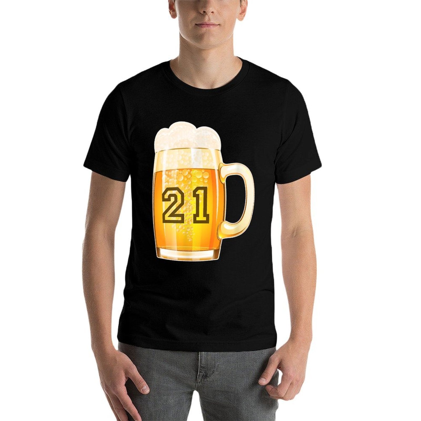 21 Years Old T-shirt 21st Birthday Party  Eco-friendly Material T-Shirt