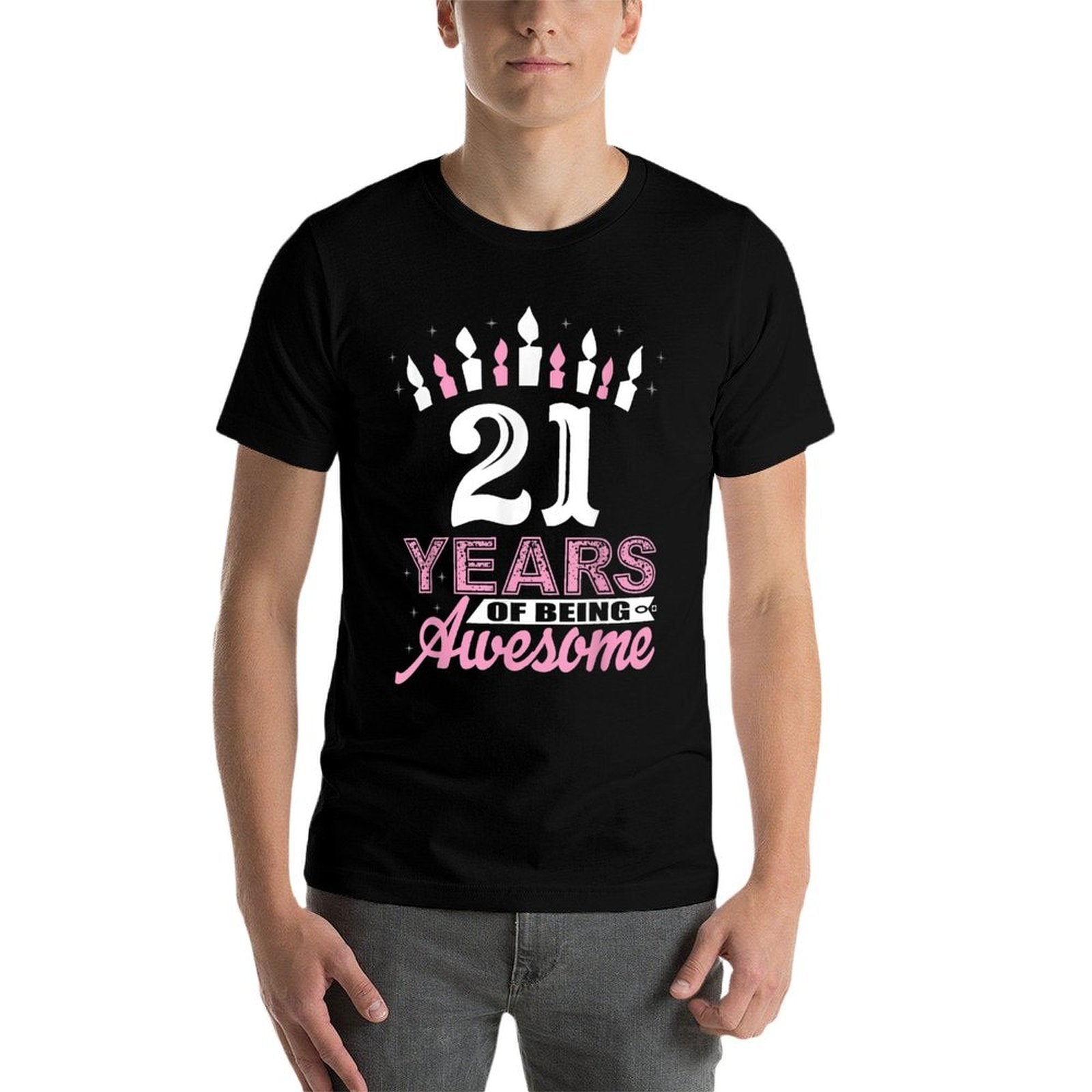 21 Years Old - Born In 1999 - 21st Birthdays For Women  Easy-care T-Shirt