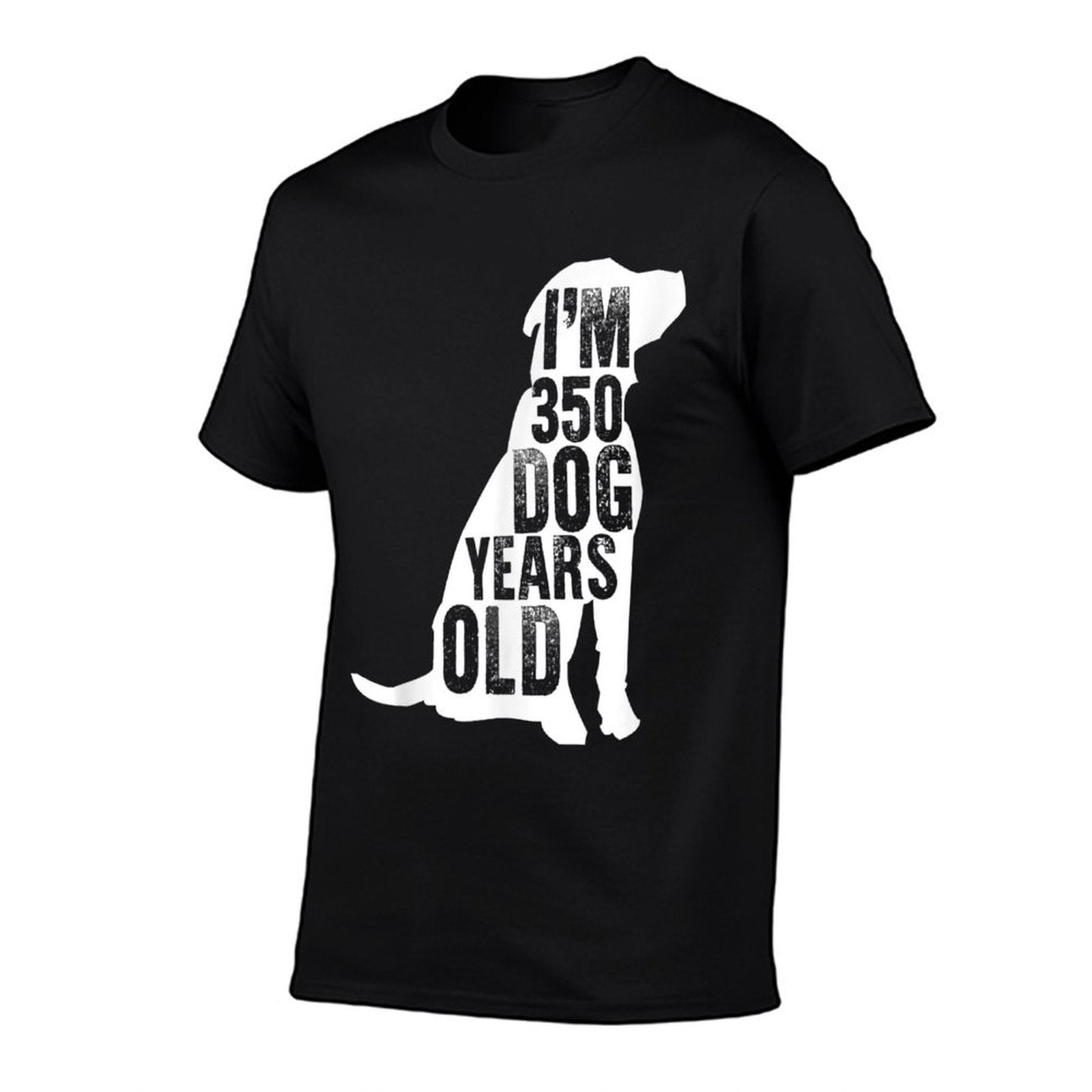 I'm 350 Dog Years Old Funny 50th Birthday Gift  Oversized Silhouette T-Shirt