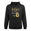 8 Year Old Soldier Birthday Boy 8th Birthday Kids Army Camo Relaxed Fit Hoodie