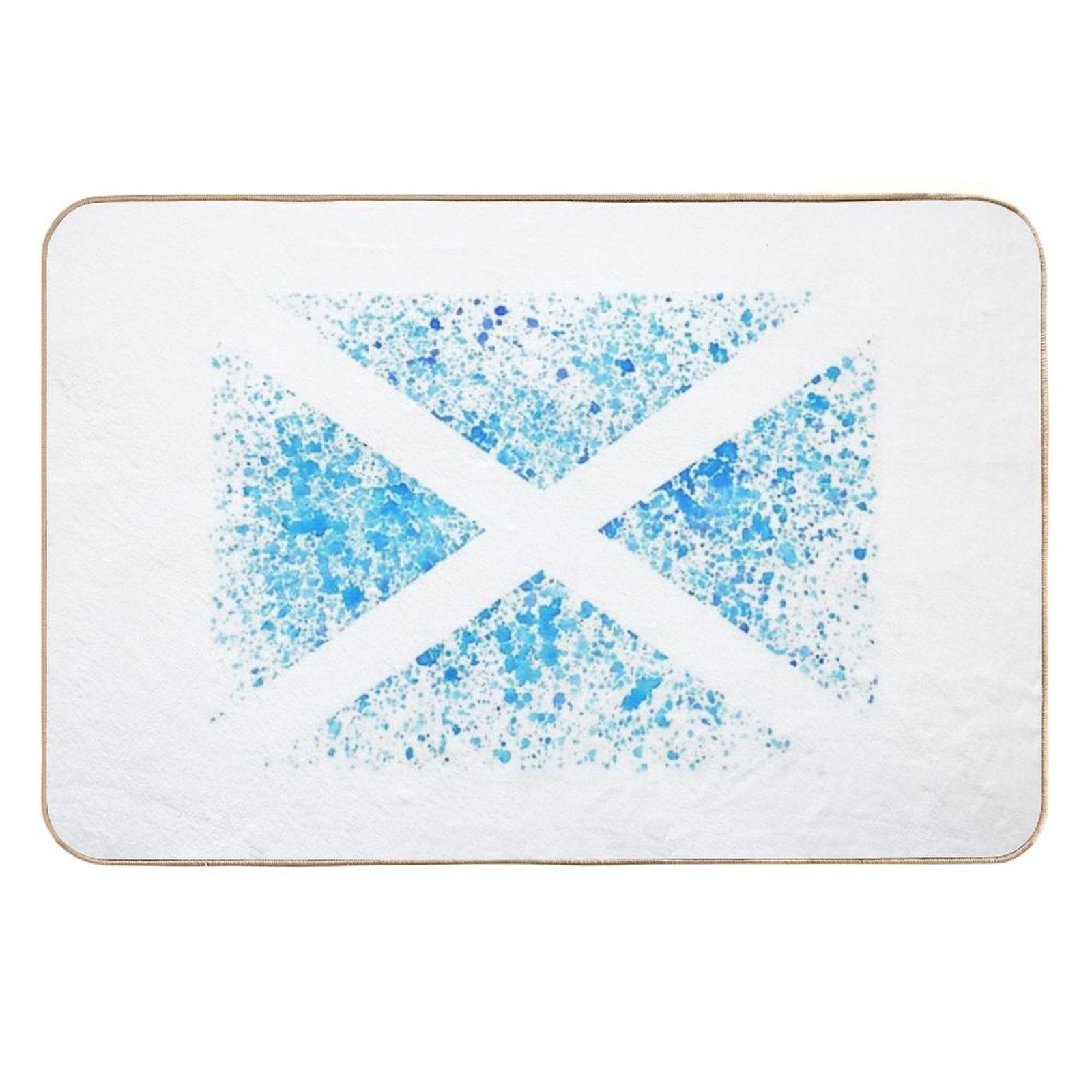 Scottish Saltire Flag - The Cross of St Andrew, Patron Saint of Scotland  Easy Maintenance Bath Mat