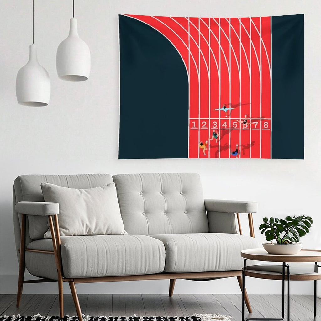 Finish Line Sprint Tapestry